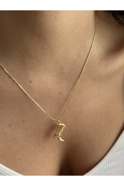 ZWEIG 925 Ayar Gümüş Kovboy Çizmesi Kolye