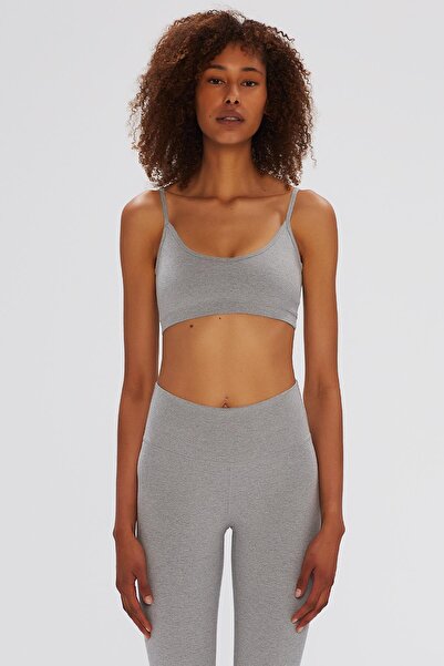 Comm-Ci Meadow Melange Organic Cotton Thin Strap Sports Bra Bra