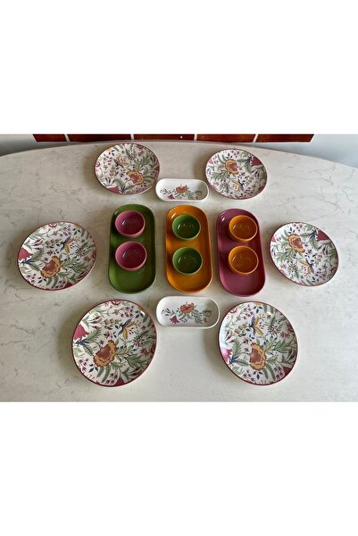 Keramika Pateh 17 Piece Breakfast Set