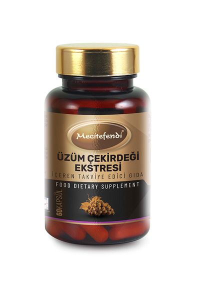 Mecitefendi Food Supplement with Grape Seed Extract 60 Capsules 545 Mg