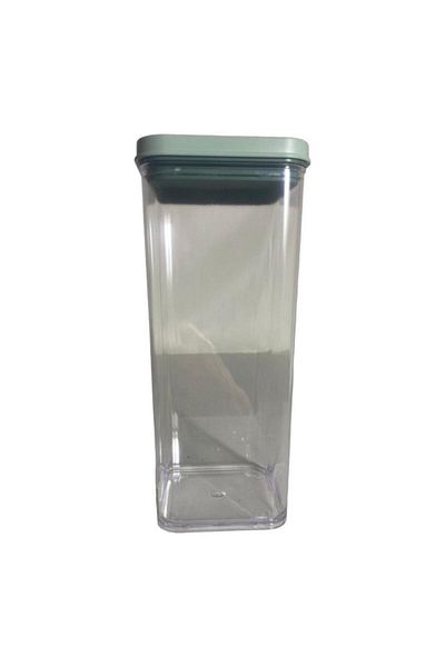 Gondol Tighty Storage Container Acrylic, Vacuum Green Lid 1500 Ml