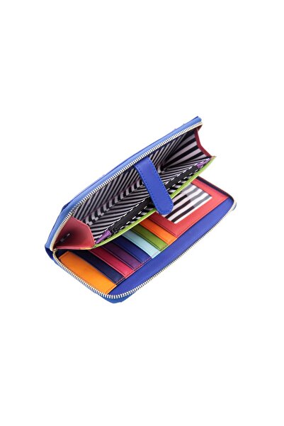 Case Look Kadın Mavi Cüzdan Lenora 01