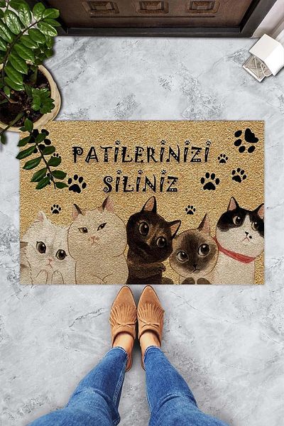 LADİN Door Mat with Non-Slip Base (45X65)