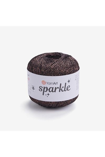 Yarnart SPARKLE - ΠΛΕΚΤΟ ΚΟΙΝΙ ΚΑΦΕ-1354