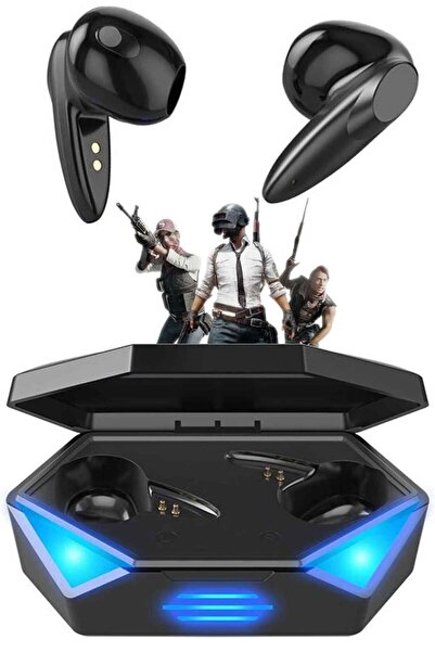 qasul Oyuncu Kulaklığı Kablosuz Kulakiçi Rgb Işıklı Çift Mikrofonlu 3 Modlu B...