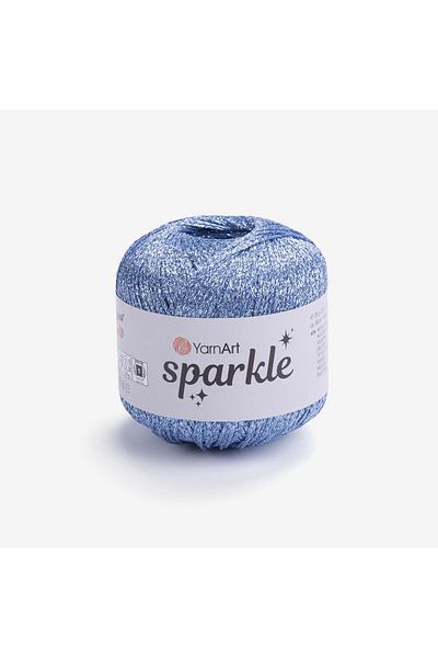 Yarnart SPARKLE - Ață de tricotat ALBASTRU-1318