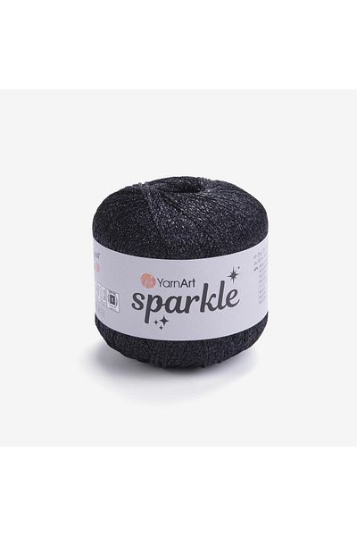 Yarnart SPARKLE - ΝΗΜΑ ΠΛΕΚΤΟΥ ΜΑΥΡΟ-1360