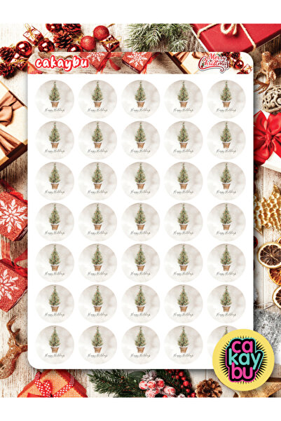 cakaybu Pachet cadou de Crăciun (de Anul Nou) - Set de 1 foaie de autocolante...