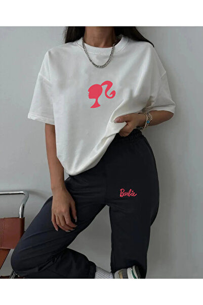 AY MONTANA LUNAVISTA Μπλουζάκι με στάμπα Barbie - Σετ αθλητικής φόρμας Jogger...