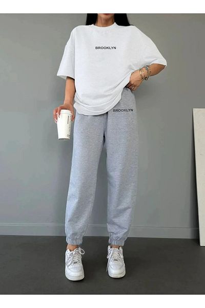AY MONTANA Set de trening pentru damă LUNAVISTA, cu imprimeu Brooklyn, pentru partea inferioară