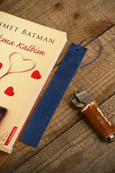 Lost Slope Leather Bookmark - Real Leather & Handmade