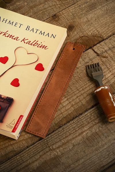 Lost Slope Leather Bookmark - Real Leather & Handmade