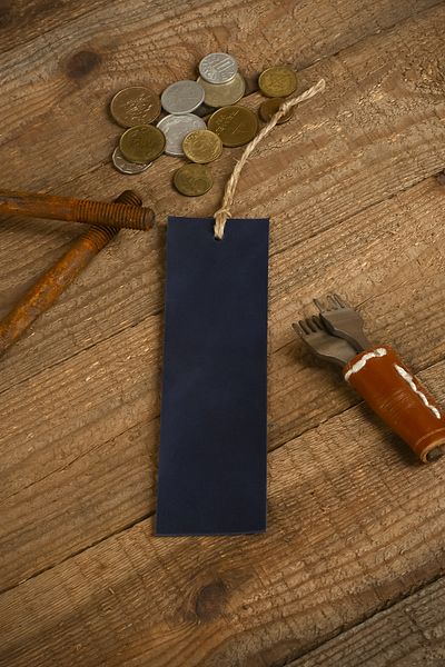 Lost Slope Leather Bookmark - Real Leather & Handmade