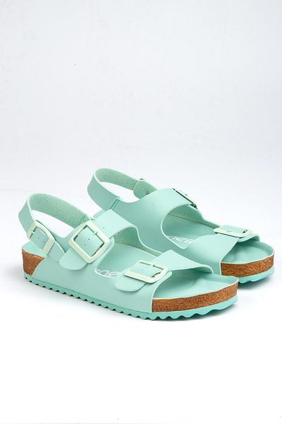 Benetton |   BN-1222- 3489 Ανοιχτό Πράσινο - Γυναικεία Σανδάλια