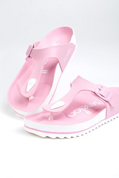 Benetton ® |   BN-1324 - 3489 Ροζ - Γυναικείες Παντόφλες