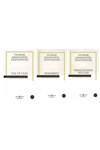 TÜRKİYE İŞ BANKASI KÜLTÜR YAYINLARI Suç ve Ceza - Kumarbaz Yerlatından Notlar...