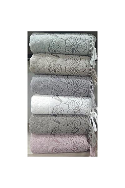 Pupilla Penye Jakarlı 6'Lı Havlu 50*90 Sembol 3059