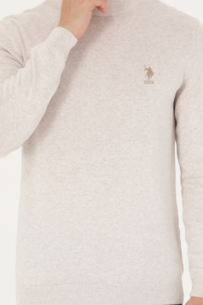 U.S. Polo Assn. U.S. POLO ASSN. TAŞ MELANJ TRİKO KAZAK