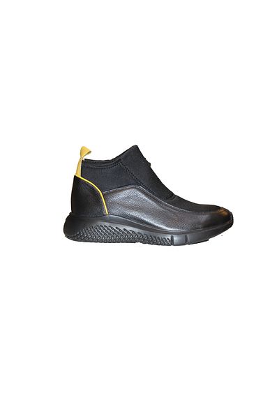 Elite Men's Black Genuine Leather Comfortable Boots