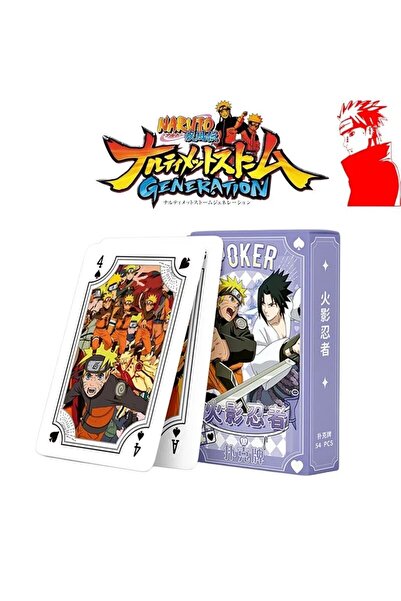 Bakmakistersen ورق أنيمي ناروتو لعبة البوكر ورق لعبة ناروتو