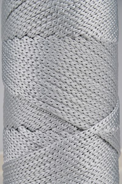 SENSY 5 mm - 400 gr frânghie din poliester macrame gri deschis 95 m frânghie din poliester macrame frânghie de încărcare și ață pentru sac