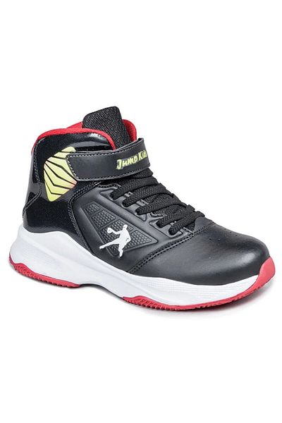 Jump 29196 Black Boys' Basketball High Top Sneakers Sports Shoes