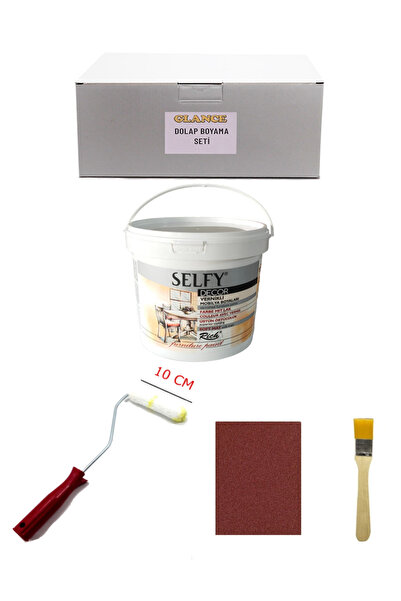 GLANCE Rich Selfy Decor 1 Kg Antik Beyaz Kendinden Vernikli Genel Amaçlı Boya...