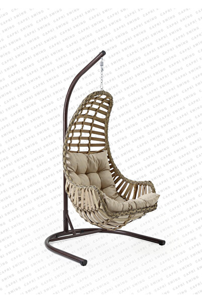 Gardenya Bahçe Capri Swing Datça Rattan Bahçe Ve Balkon Salıncağı