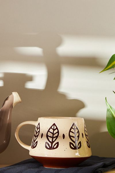 Emsan 480 ml Coffee - Ethnic Grass Mug