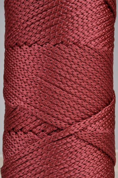SENSY 5 Mm - 400 gr Polyester Macrame Thread Dusty Rose 95 M Polyester Macrame Thread Supla Thread And Bag Thread