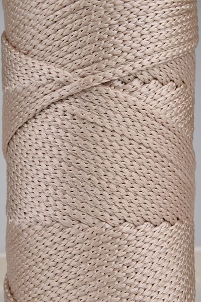 SENSY 5 Mm - 400 gr Polyester Macrame Thread Milk Coffee 95 M Polyester Macrame Thread Supla Thread And Bag Thread
