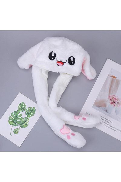 SYNOPE Cute Rabbit Hat Beanie Winter Animated