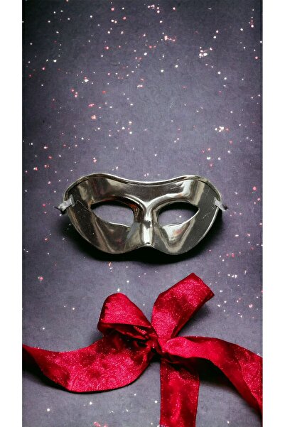 Happyland New Year's Black Ball Mask New Year's Accessory Plastic Ball Mask