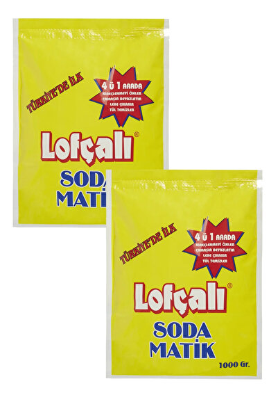Lofçalı Çamaşır Soda Matik Kireç Önleyici & Beyazlatıcı 1000 gr x 2