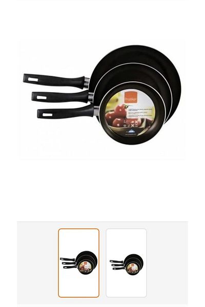 Cem Pratiko 3-Piece Pan Set (16 20 24) Cm