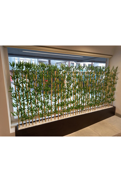 Floramut 100 cm.saksida 100.cm.20 adet bambu speratör