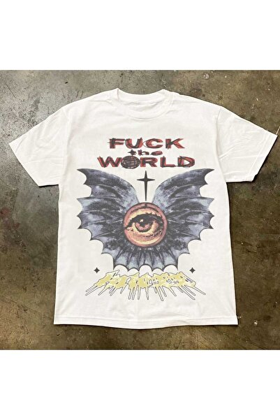 MAYDAY CULTURE Λευκό μπλουζάκι Unisex Oversize