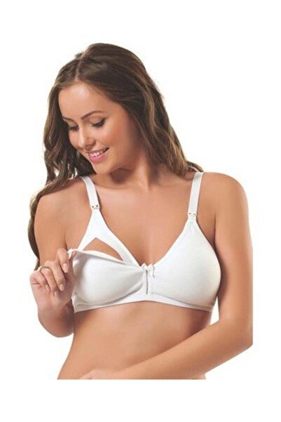 jilly jo 3581 Organic Cotton Nursing Bra White 95