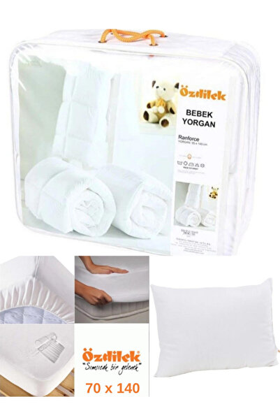 Özdilek Baby Quilt + Pillow + Mattress Set Ranforce