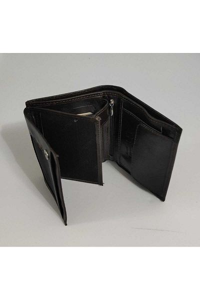 firdevsi hobi Real Leather Vertical Men's Wallet-gold series