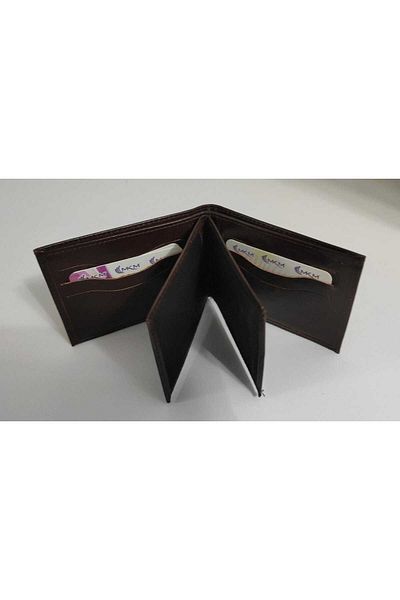 firdevsi hobi Real Leather Vertical Men's Wallet
