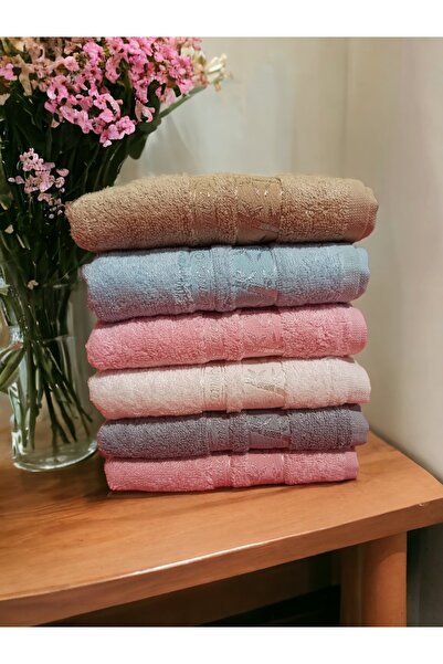 ŞENER HOME 12-Piece First Quality Bamboo 30X50 Kitchen Hand Towel Set Soft Co...