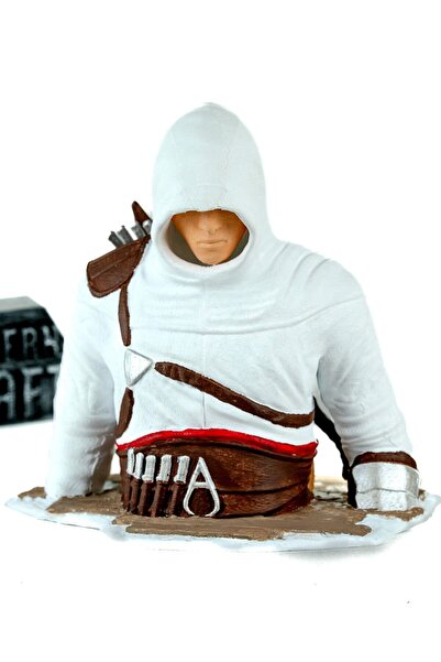 VeyernCraft Assassin's Creed - Altair Büyük Boy 20 CM Boyundadır 3D Figür / Büst