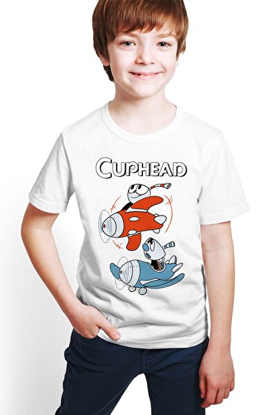 Hilosh تي شيرت للأطفال للجنسين من Cuphead HC05