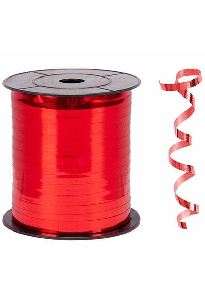 TİFOYS Red Color Metallic Raffia 8 mm x 200 MT
