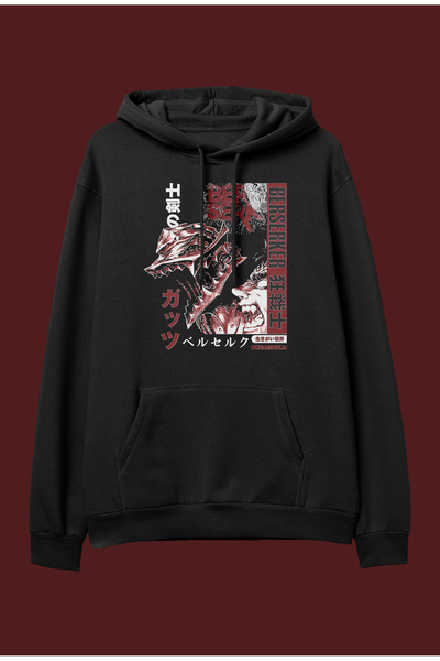 ZOKAWEAR Berserk black armor guts design special hanorac cu glugă anime