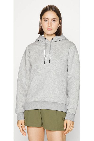 BOHEMGİYİM Дамски суитшърт Oversize с флорални пеперуди