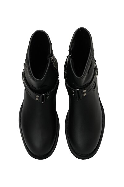 U.S. Polo Assn. Černé dámské motorkářské boty BLOOM 3PR