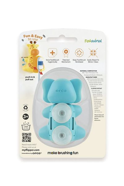 Flipper Toothbrush Container Elephant