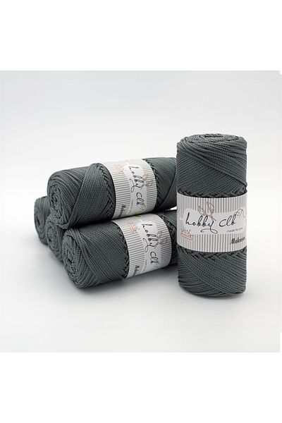 hobby club Hobby Clb Polyester Macrame Thread Gray